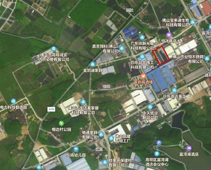 Foshan Gaoming map
