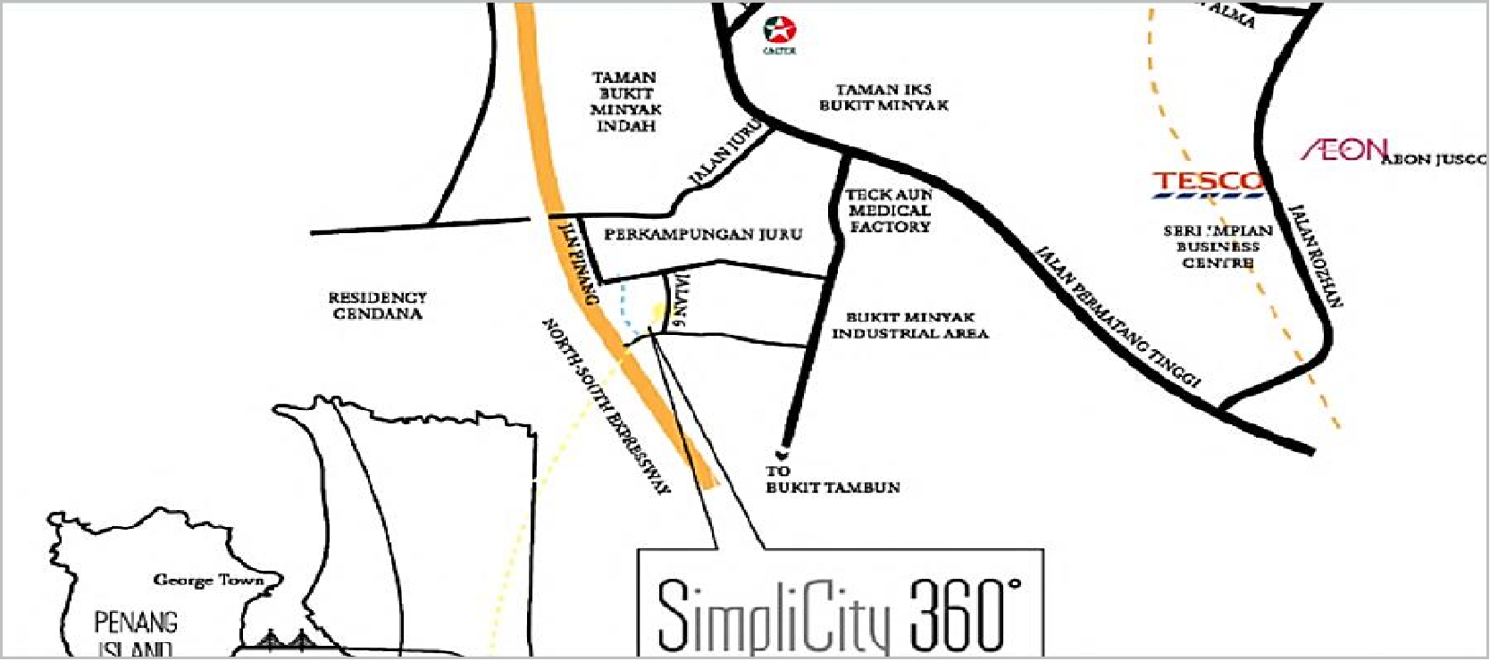 Simplicity at Lunas map